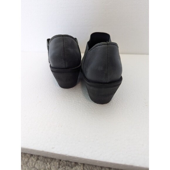 Kelsi Dagger Brooklyn Boots Womens Size 8.5 Gray Kenmare Soft Leather Heel Edgy - Picture 7 of 9